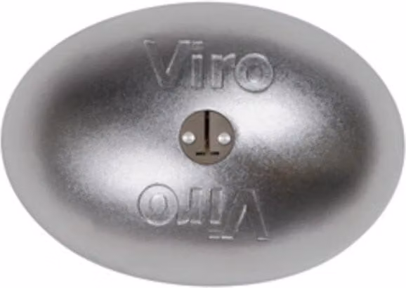 Lucchetto Viro 4222 Van Lock in acciaio inossidabile colore argento con chiave