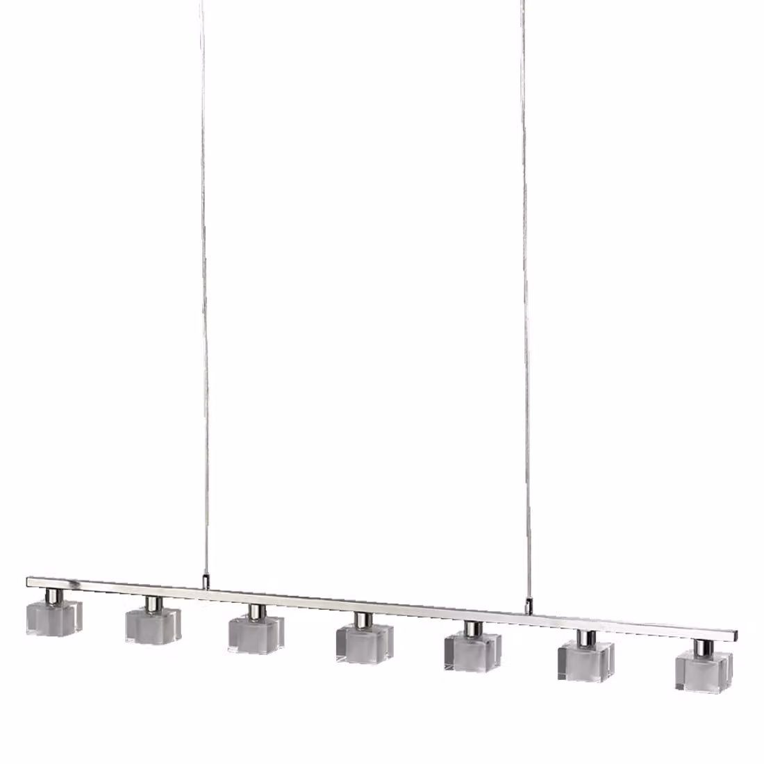 MAGNUM lampada a sospensione 7xG9/40W, cromo/vetro chiaro L: 1210, H: 1170, dimmerabile