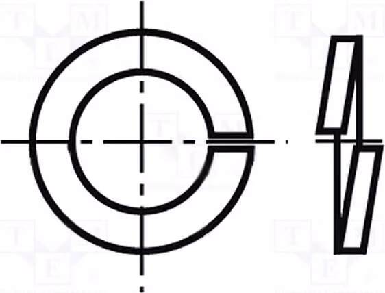 100 rondelle piatte, spessore 1,2 mm, filettatura M4, conformi alla norma DIN 7980, codice prodotto 3062114. Rondelle in acciaio inossidabile A2, diametro esterno 7 mm