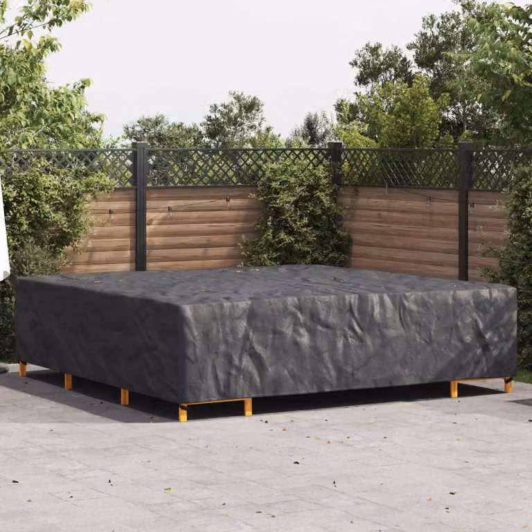 Copertura per mobili vidaXL impermeabile, colore nero, L/P/H: 300 x 300 x 70 cm