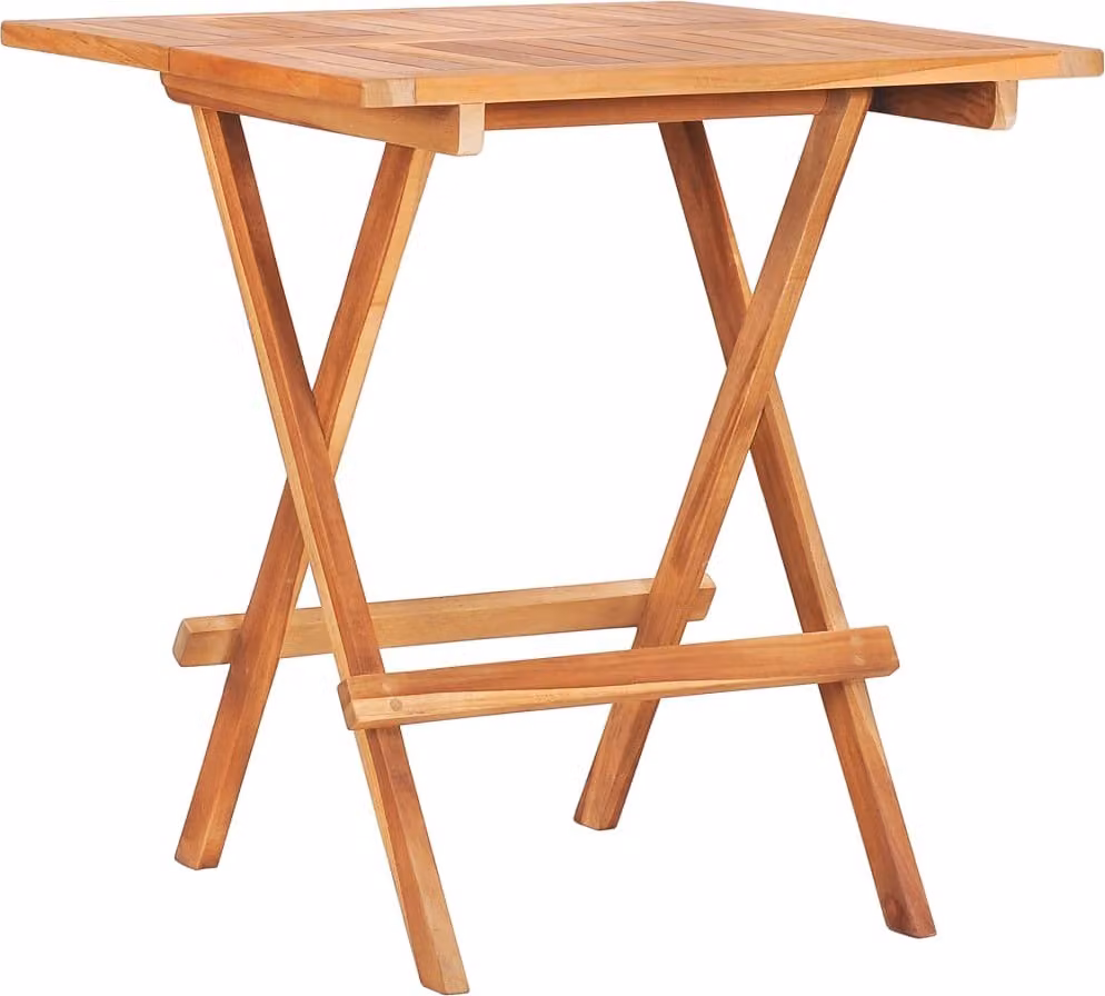 set bistrot 3 pezzi pieghevole in legno massiccio teak