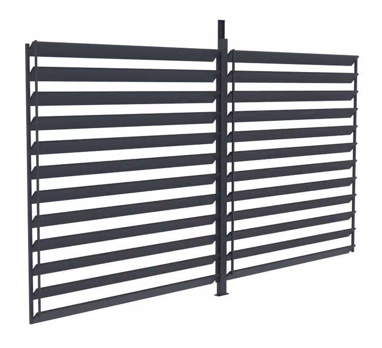 Accessori G21 parete di lamelle orientabili 3,7x2,2 m per pergola Austin