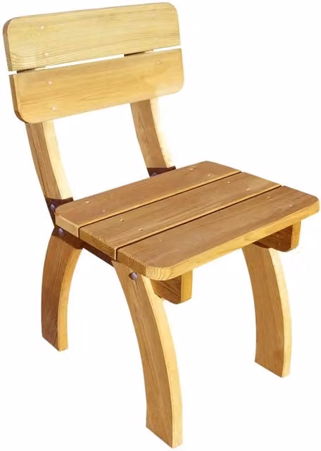 Set di 2 sedie da giardino vidaXL in legno di pino impregnato stile rustico, colore marrone e verde