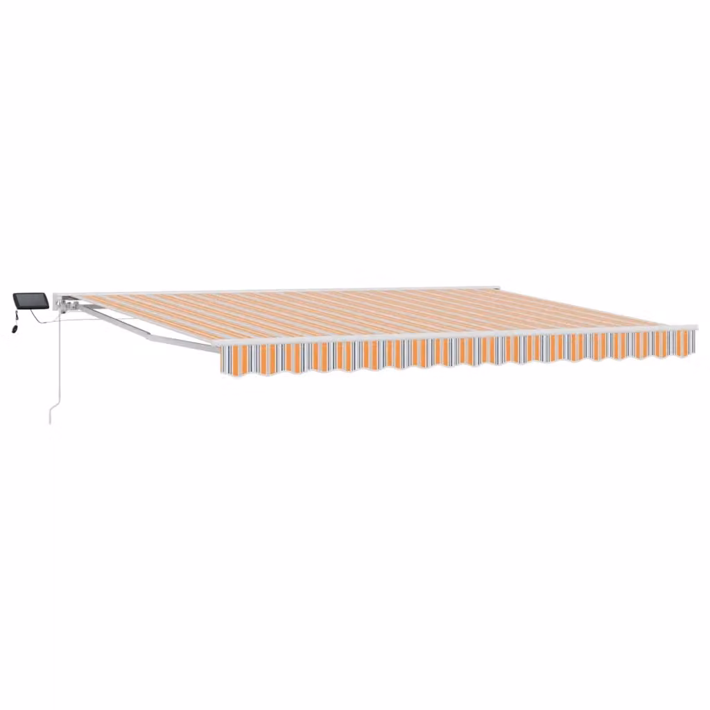 Semi-cassette Videx con LED e telecomando in alluminio, arancione, grigio e bianco, L: 400 cm, P: 350 cm, H: 345 cm – 2