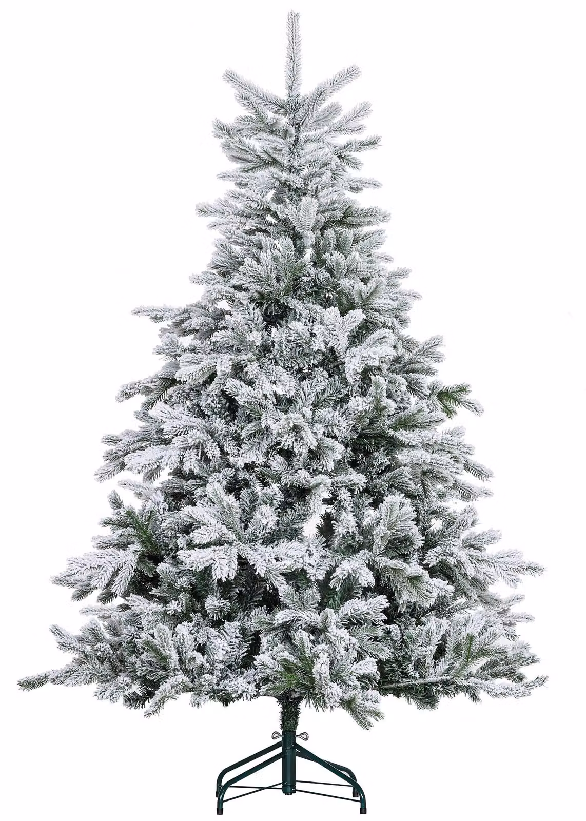 Albero di Natale artificiale HOMCOM, 180 cm, con 1321 rami, verde
