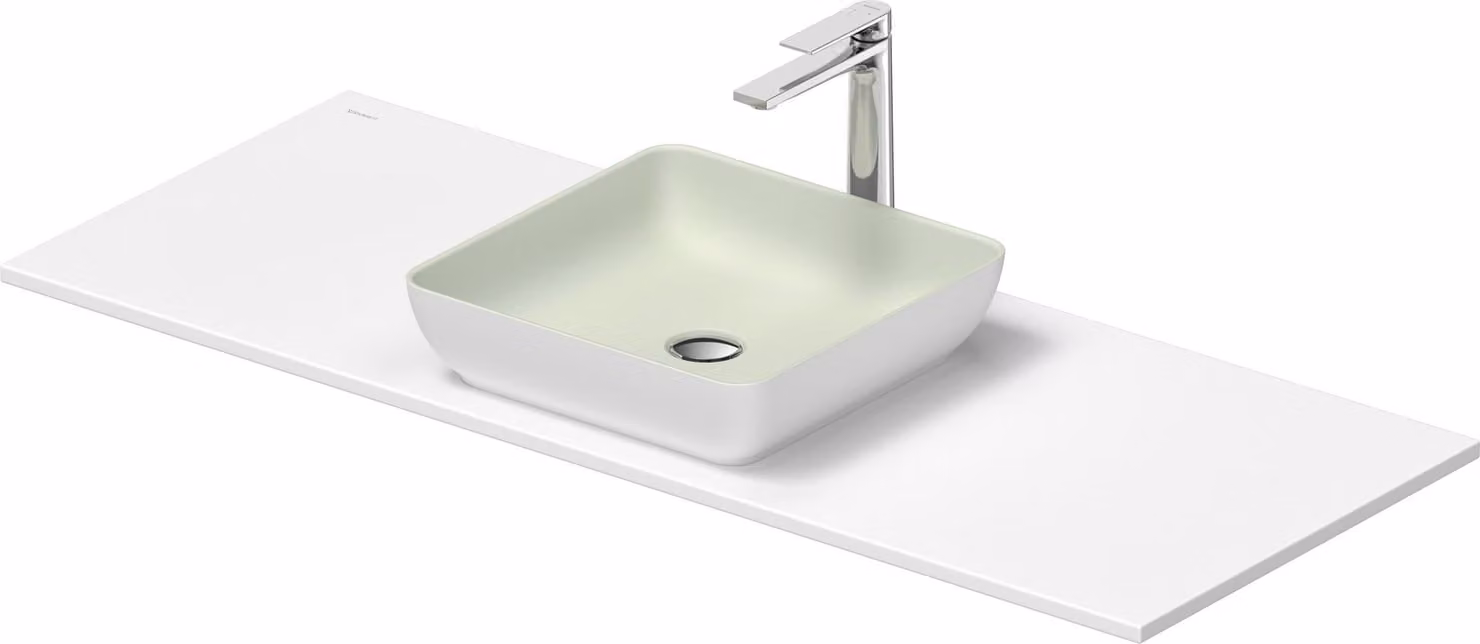 Duravit Sivida Set lavabos rectangulaires incl. console 1280x500x123mm, 268020FG00, 268020FG00