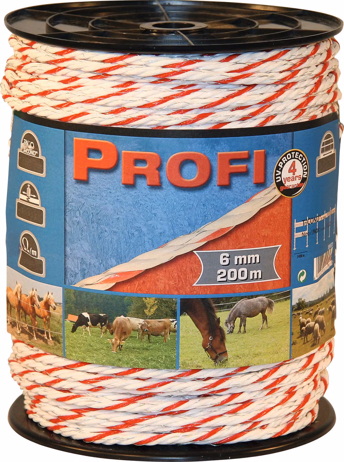 Kerbl corda per recinzione elettrica Profi PE 200 m 59509