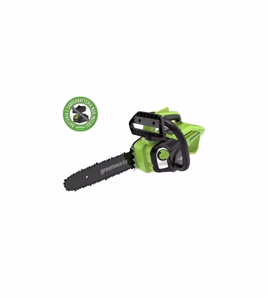 Greenworks Elettrosega a Batteria 48V 25cm Motore Brushless Leggera
