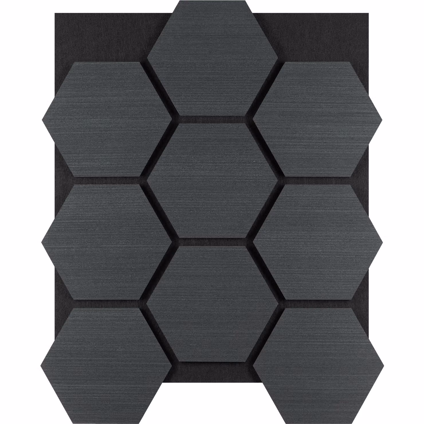 Pannelli acustici Sonic Shield tectake effetto legno in MDF colore nero e marrone – 4