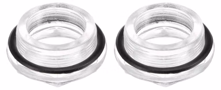 2 indicatori di livello del liquido in vetro, filettatura M36 x 1,5 mm
