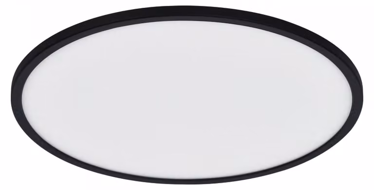 NORDLUX Oja smart 2700 - 6500 K LED Luce controllata dall'applicazione, variante: Ø 600 x 23 mm, LED, 30 W, 150 - 3500 lm, nero