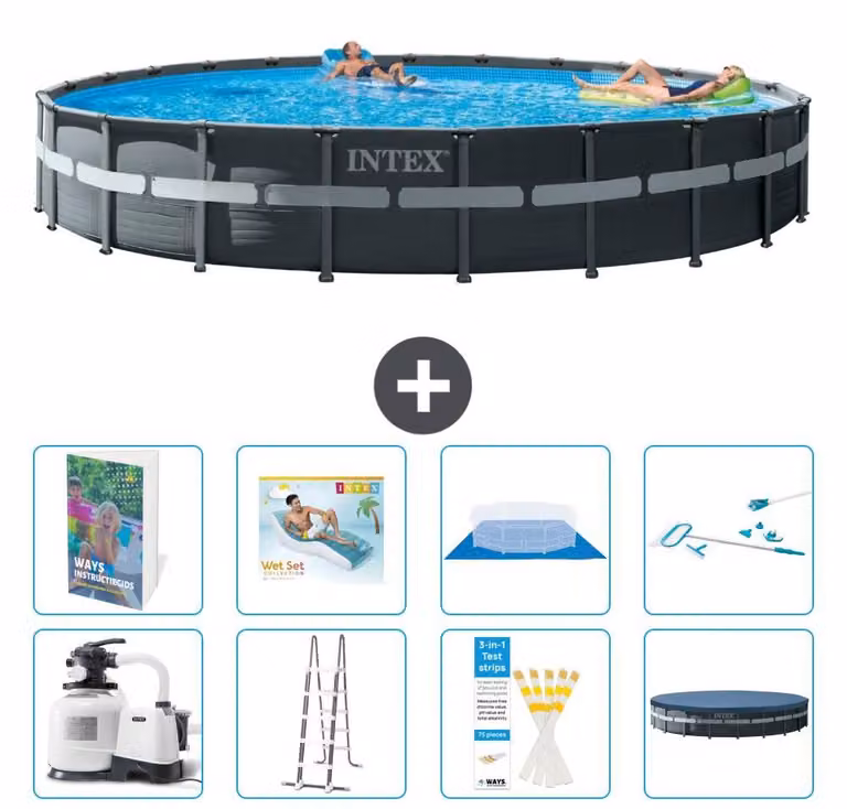 Ultra XTR Pool Rund - 732x132 cm - Set da 7 pezzi, modello S618