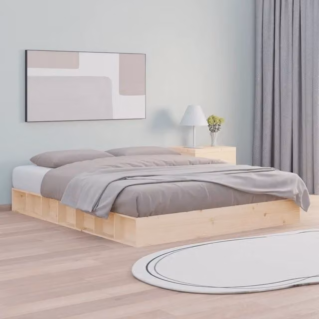 Giroletto-Struttura Letto 160x200 cm in Legno Massello 473714