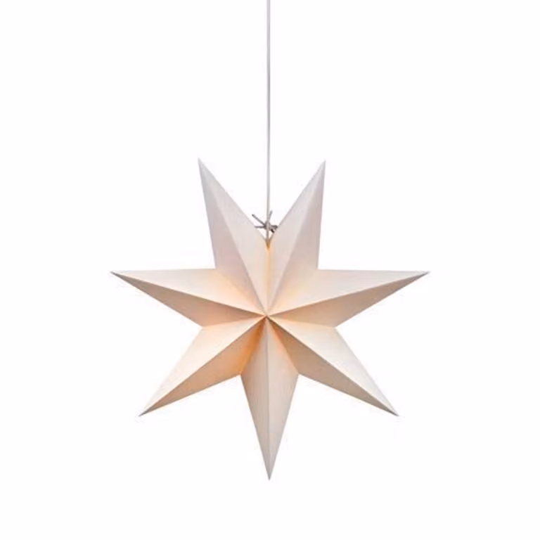 Markslöjd stella pendente in carta Duva Ø 45 cm bianco