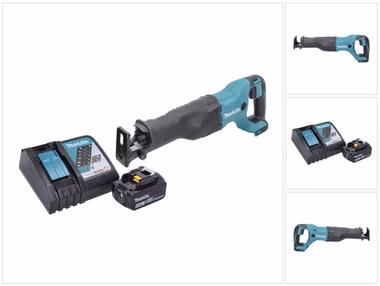 Sega a nastro a batteria Makita DJR 186 RT1 18 V + 1x batteria 5,0 Ah + caricabatterie
