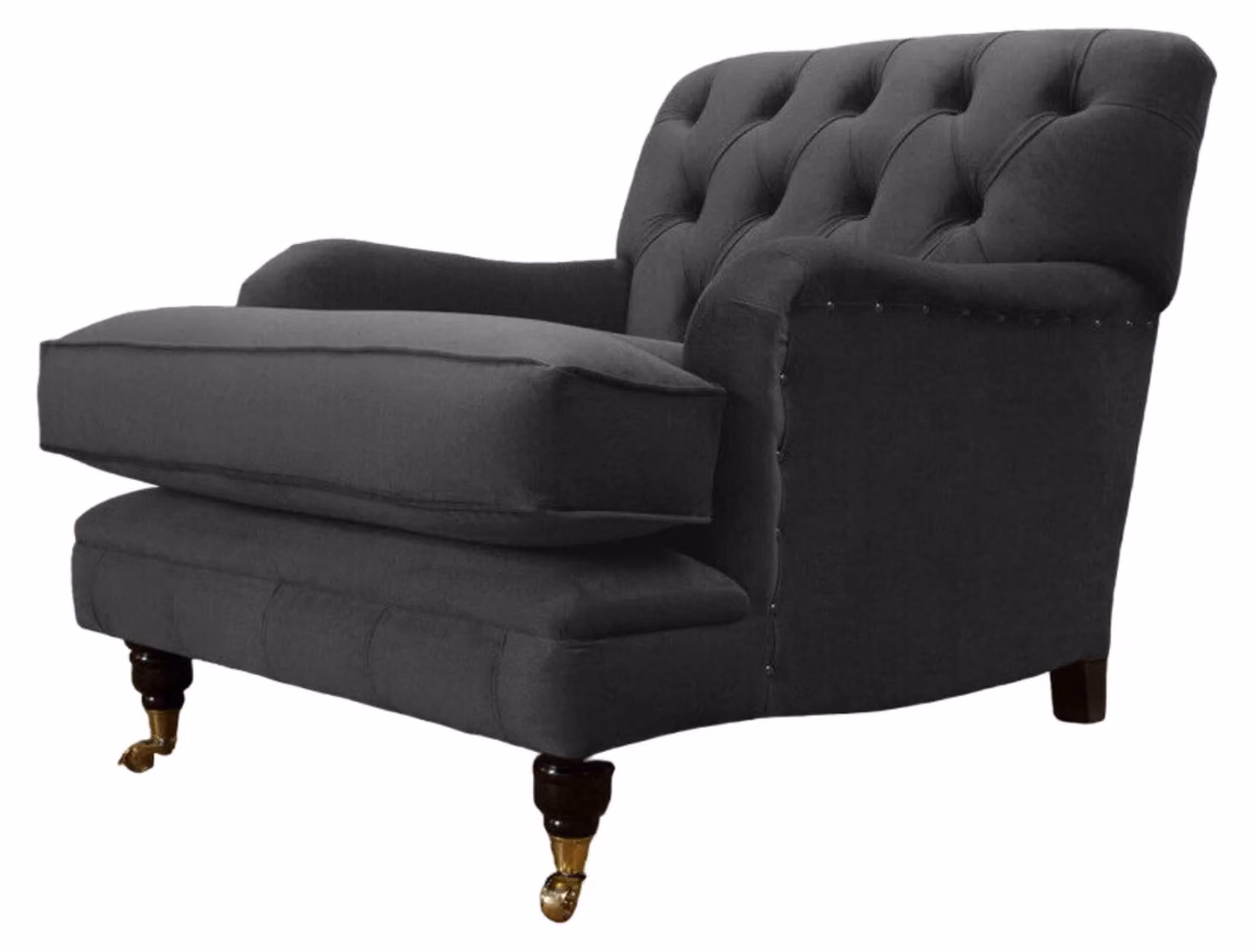 Chesterfield Sessel Couch Polster 1 Sitzer Design Couchen Textil