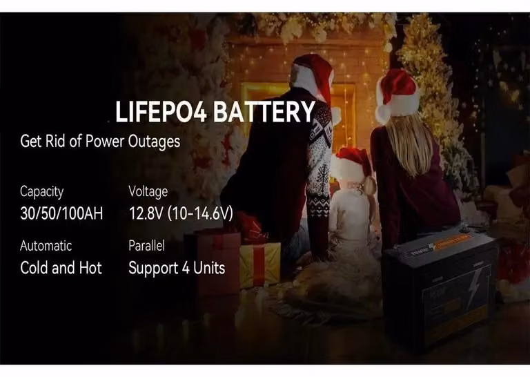 Batteria Litio Ferro Fosfato 12,8V 150Ah - Sistema di accumulo solare e power station con BMS integrato, ideale per camper
