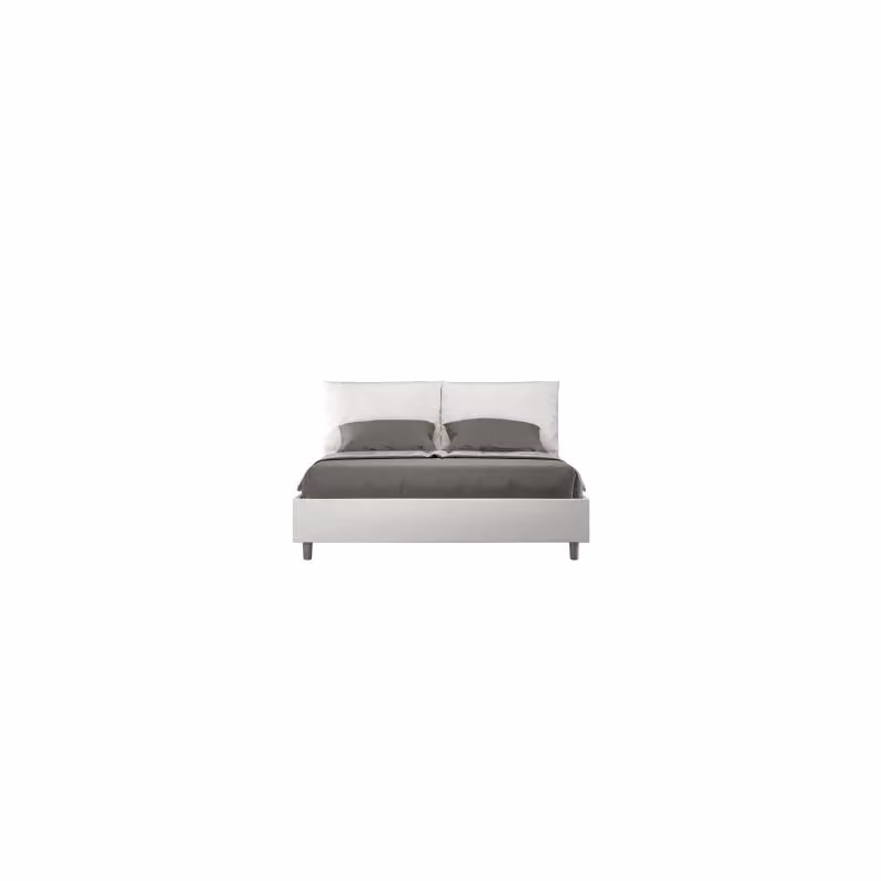 Letto matrimoniale imbottito moderno ITYHOME arancione L/P/H: 160 x 200 x 110 cm – 2
