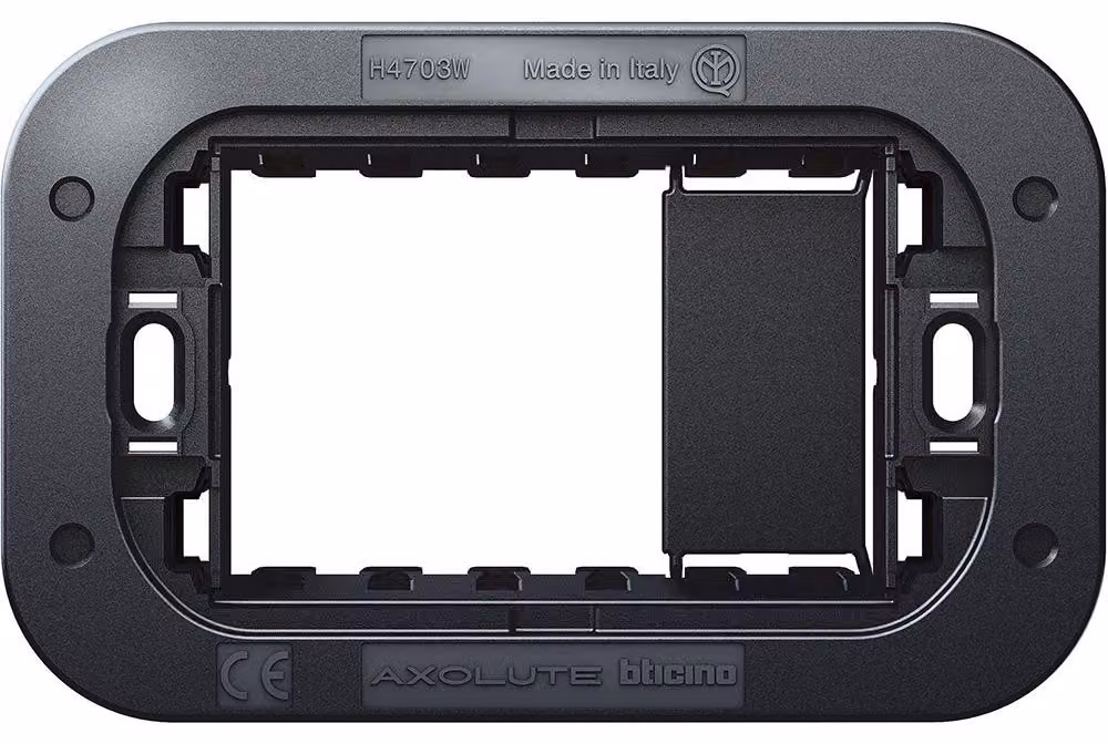 Bticino H4703W supporto 3 Posti Bticino Axolute Air 3m