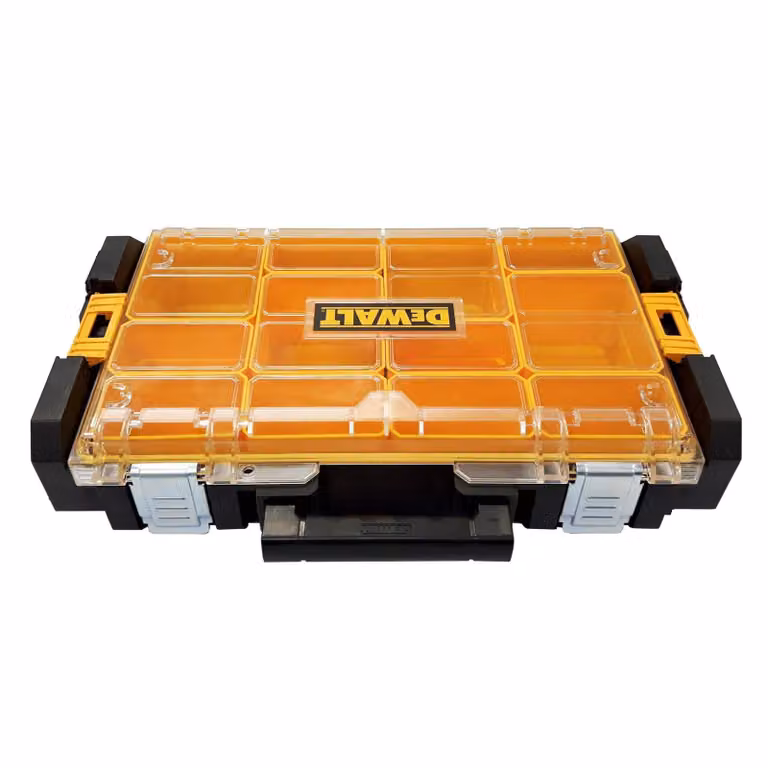 DeWALT DWST1-75522 ToughBox DS100 - Cassetta degli attrezzi, valigetta portautensili, organizer con sistema Tough - Riporre in modo sicuro gli accessori