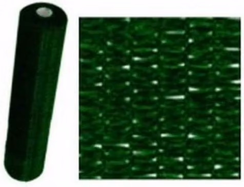 Rete Ombreggiante Frangisole Arrigoni HD 90% Verde-Nero Altezza: 200 cm, Lunghezza: 100 m