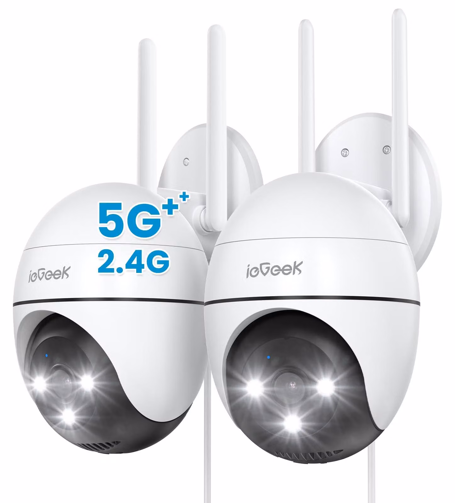 Telecamera Wi-Fi da esterno - Risoluzione 2K - Sensore CMOS da 3 MP - Visione notturna a colori - Grado di protezione IP65 (resistente all'acqua) - Telecamera di sicurezza da montare a parete