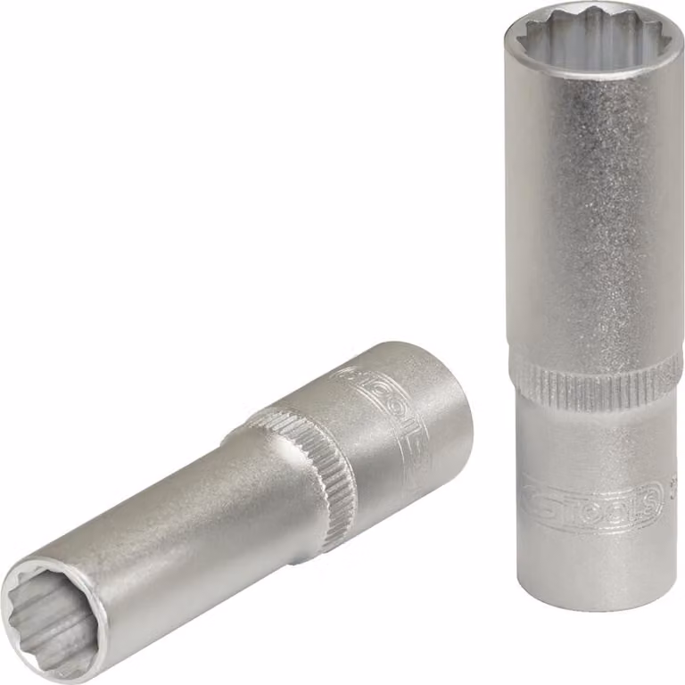 KS TOOLS 917.3971-E Presa a 12 punte da 3/8", lunga, 11 mm, su supporto