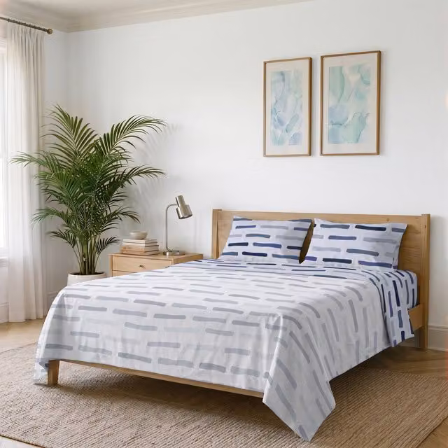Completo letto Karma 2 piazze fun blu Datex