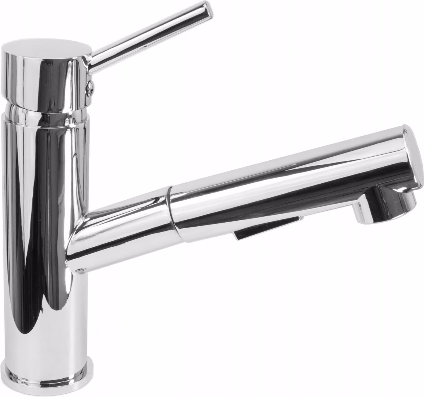 Granitan - Rubinetto da cucina - Rubinetto per lavello - Bocca estraibile - 2 tipi di getto - Cromo - Ottone - CADO