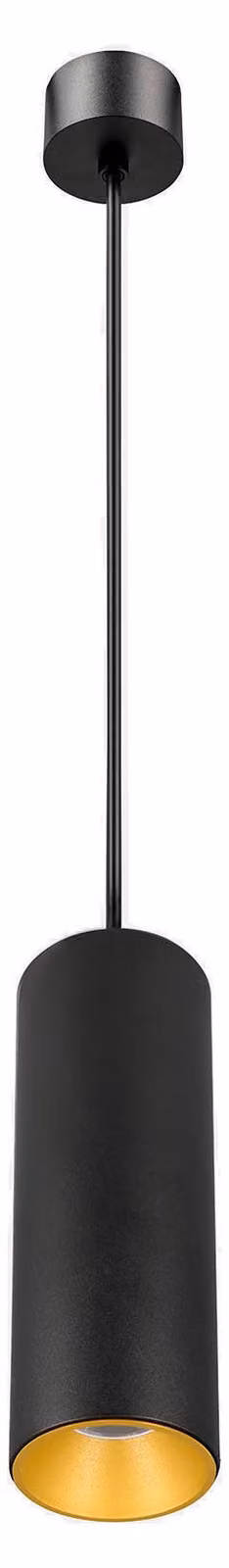Lampada a sospensione LEDS C4 Play - 8,6 W, bianco caldo, 706 lm, Negro/Oro, trasparente