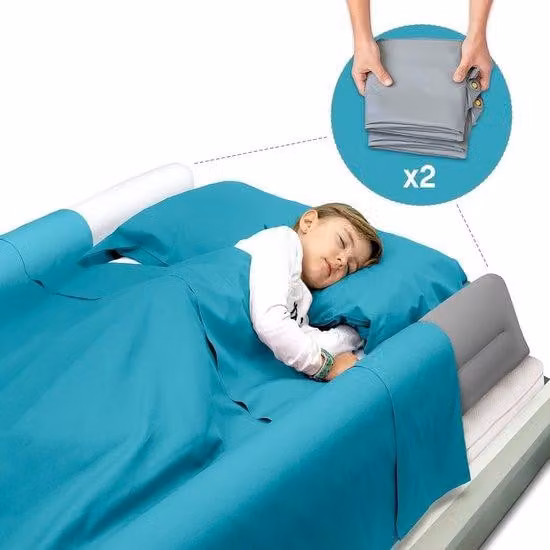 Famanu: Bordatura gonfiabile per letto - Sicurezza e comfort per i bambini