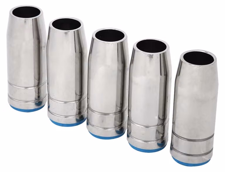 Ugello per saldatura MIG realizzato con materiale resistente al calore