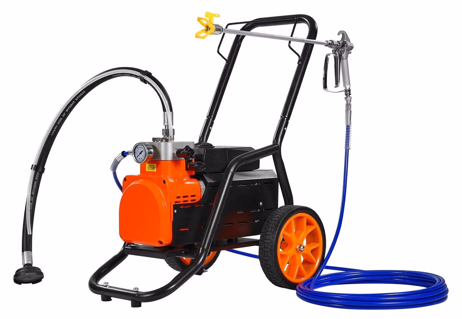 Spruzzatore a vernice - Pistola a spruzzo per vernice - Sistema di verniciatura a spruzzo - Spruzzatore a vernice senza aria - Spruzzatore a vernice a membrana - Motore da 1700W