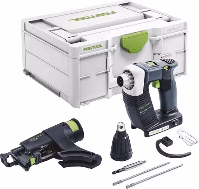 Avvitatore per cartongesso Festool DURADRIVE DWC 18-4500-Basic grigio con Systainer SYS3 M 187