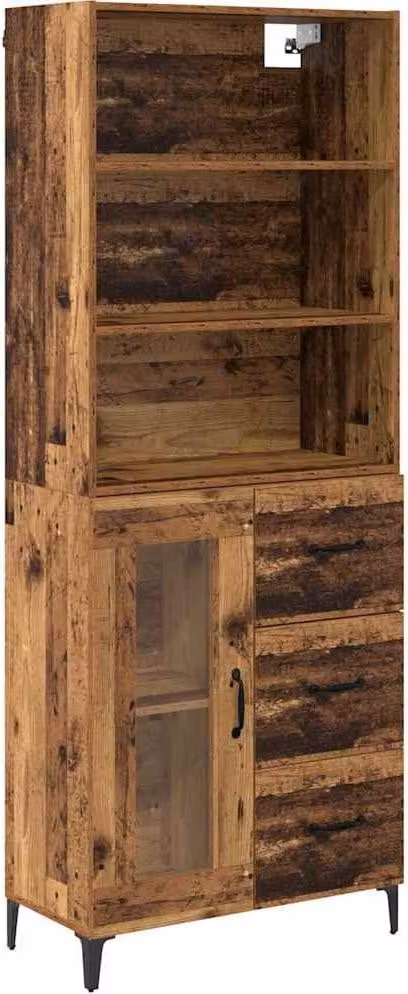 Credenza Legno vecchio 69,5 x 34 x 180 cm Legno multistrato