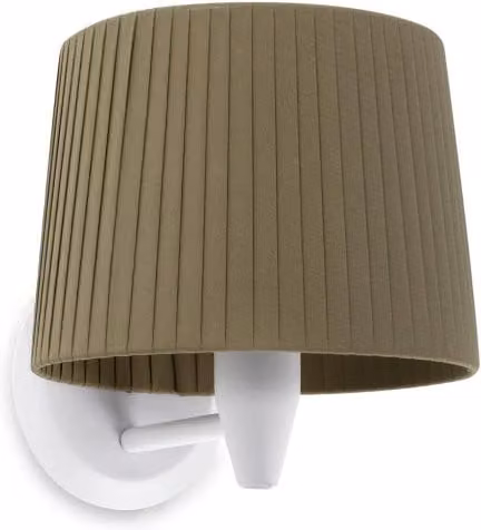 Faro Barcelona 64306-37 - SAMBA Lampada da parete bianca/bordata verde