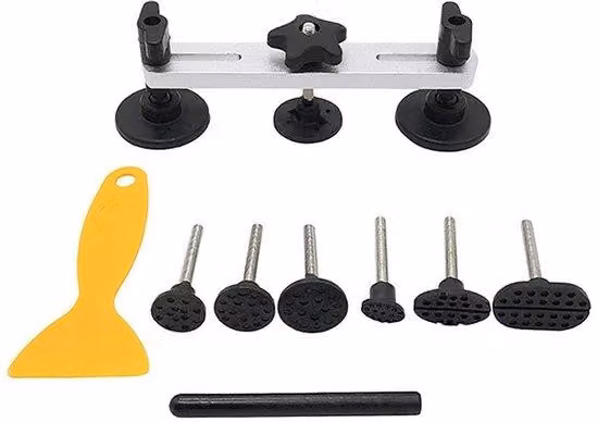 Kit di riparazione auto senza vernice, kit di riparazione carrozzeria con linguette di trazione