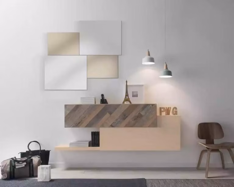 Wandregal Regal Wohnwand Wohnzimmer Wand Regal Designer Möbel Wandregal