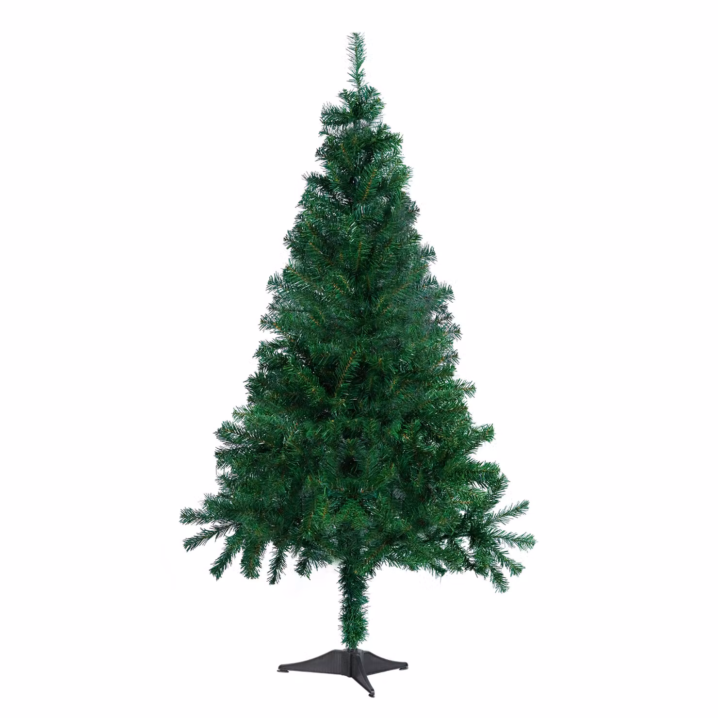 CCLIFE Albero di Natale artificiale abete Nordmann, 120 cm, 225 punte di rami, abete piccolo, stampaggio a iniezione, verde, Cushhom