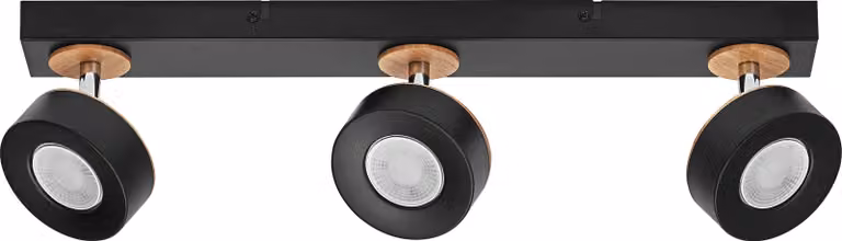 OSRAM DECOR SPOT PLUTO, 14,4W, 960lm, nero, faretto, teste orientabili, versatile, faretto per interni, colore della luce bianco caldo, ottica di alta qualità, facile installazione