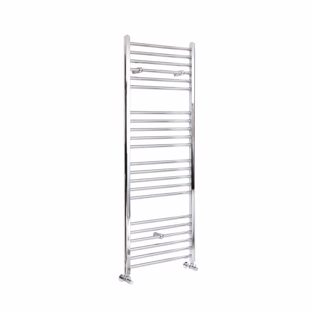 Scaldasalviette di Design Cromato - Termoarredo Bagno Piatto - 1600 x 400mm - 354W - Kent