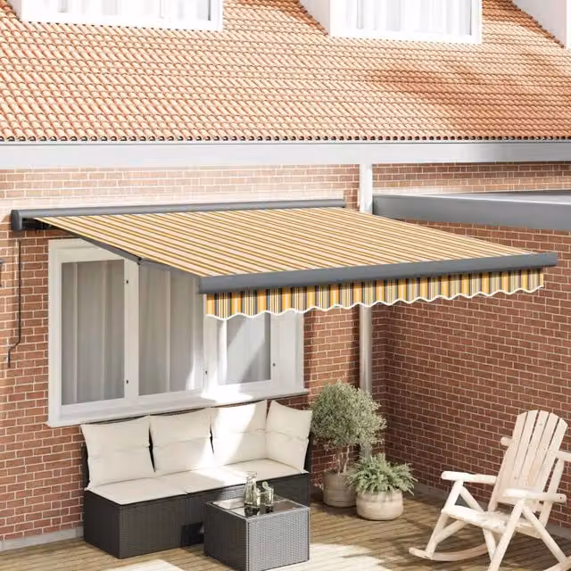 Tenda retrattile Multicolore 300 x 250 cm Tela e Alluminio 3330029