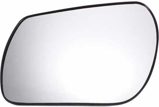 Specchio retrovisore interno - Qualità elevata - Con superficie convessa - Vetro riscaldato - Colore bianco - Illuminazione a luce diurna
