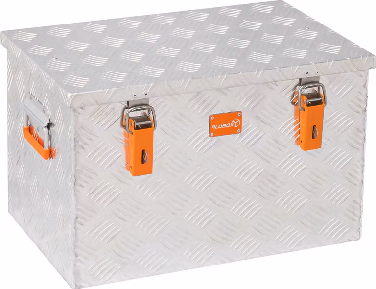 ALUBOX cassetta in alluminio a scacchiera spessore 1,5 mm 67 litri - 67 litri