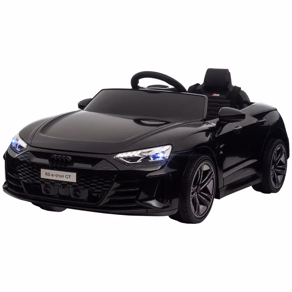 Macchina Elettrica Audi per Bambini con Telecomando e Musica, Colore Nero – 2