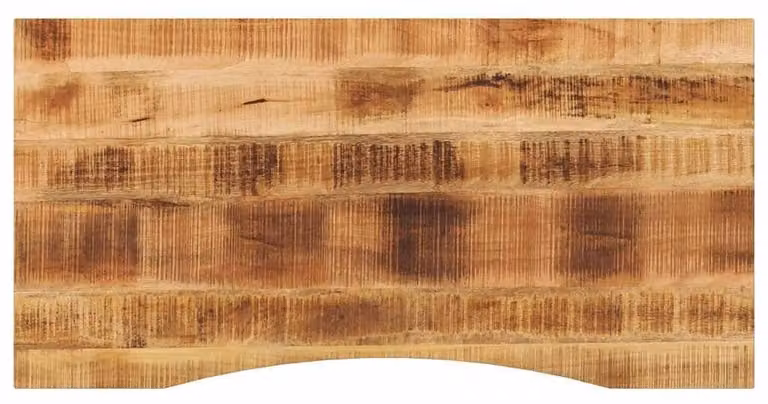 Scrivania in legno massello, dimensioni 120 x 50 cm, realizzata in legno di mango