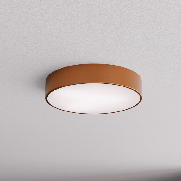 Plafoniera soffitto Cleo 400 TEMAR LIGHTING, dimmerabile, Rame, Soggiorno / Sala da pranzo, Metallo, Plafoniera