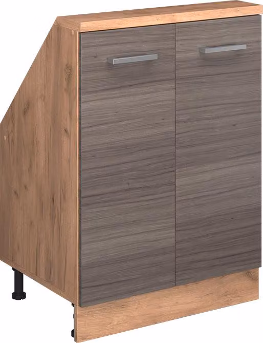 Mobile cucina sottotetto Vicco R-Line Grigio nobile 60 cm con 2 porte, Model 58265