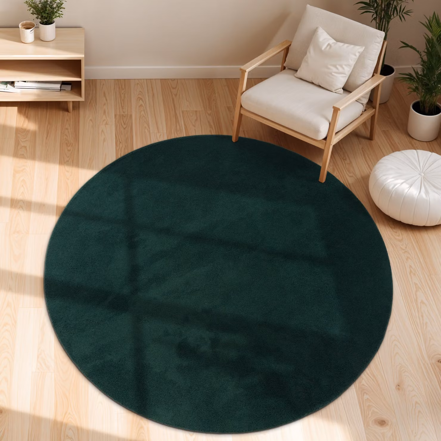 Tappeto Calia Italia verde rotondo Diametro: 200 cm – 2
