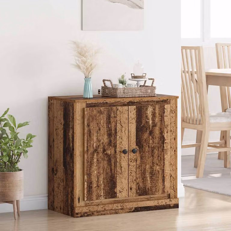 Credenza rustica vidaXL in legno ingegnerizzato marrone L: 70 cm, P: 35,5 cm, H: 67,5 cm